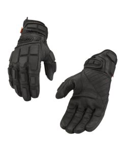 Icon Motorhead3 Synthetic Street Motorcycle Riding Gloves - Black