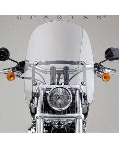 National Cycle Spartan Quick Release Clear Windshield For Harley Davidson