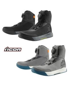 Icon Overlord Waterproof Street Motorcycle Riding Boots - Pick Size & Color