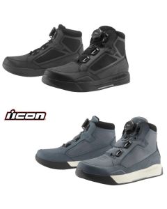 Icon Patrol 3 Waterproof Street Motorcycle Riding Boots - Pick Size & Color