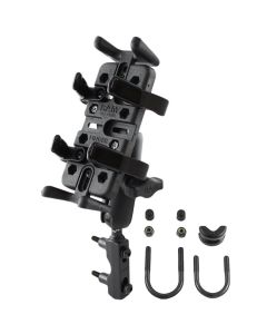 RAM Motorcycle Handlebar Mount w/ Rugged Finger-Grip Cradle RAM-B-174-UN4U
