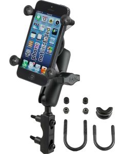 RAM Motorcycle Handlebar Mount w/ X-Grip Smartphone Crade RAM-B-174-UN7U
