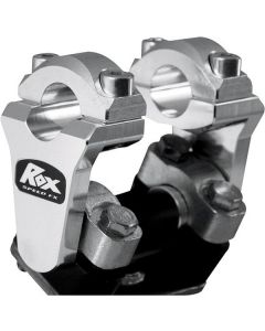 Rox Universal Aluminum 2 Inch Pivoting Handlebar Riser For 7/8 Bars Clamps