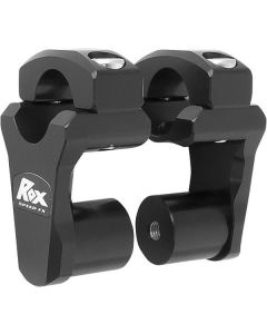 Rox Black Anodized 2 Inch Pivoting Handlebar Riser For 1 1/8 Bars For BMW KTMs