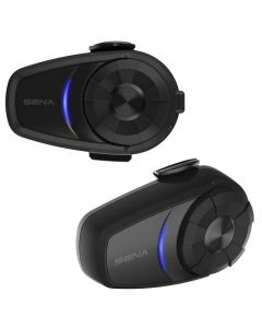 Sena 10S Motorcycle Bluetooth Communication System 2 Headset Dual Pack