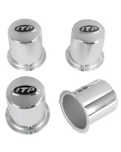 ITP Chrome Wheel Center Cap For ATV & UTV (Set Of 4 )