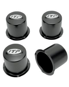 ITP Black Wheel Center Cap For ATV & UTV (Set Of 4 )