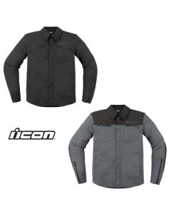 Icon Upstate Canvas CE Street Motorcycle Riding Jacket - Pick Size & Color