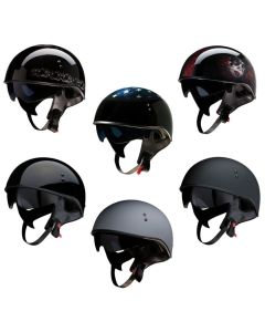 Z1R Vagrant Half Face Street Motorcycle Helmet - Pick Size & Color