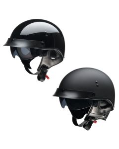 Z1R Vagrant NC Half Face Motorcycle Street Helmet - Pick Size & Color