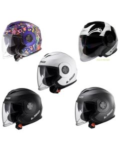 LS2 Verso Open Face Street Motorcycle Helmet - Pick Size & Color