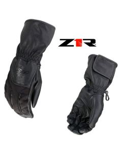 2024 Z1R Women Recoil 2 Motorcycle Riding Leather Black Gloves - Pick Size